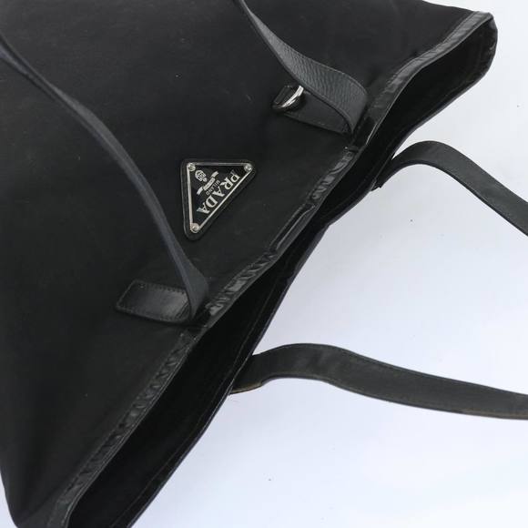 PRADA Tote Bag Nylon Black Auth 66385 - Picture 6 of 16